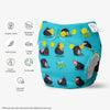 Freesize UNO Cloth Diaper | Baa Baa Black Sheep