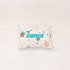 Twinkly Stars Personalised Throw Cushion (Blue)