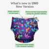 Freesize UNO Cloth Diaper | Purple Love