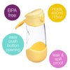 Tritan Sport Spout Drink Bottle 450ml | Lemon Twist Yellow