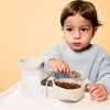 Toddler Fork & Spoon Cutlery Set | Latte Brown