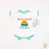 First Diwali Personalised Bodysuit (Green Love)
