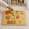 Personalised Wooden Name Puzzle - Fruits