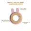 Wood + Silicone Disc Teether | Rabbit