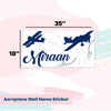 Aeroplane | Wall Name Sticker
