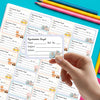 Personalised School Book Labels | Animal Racer