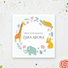 Personalised Gift Labels | Animal Wreath