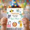 Thank You Tag - Animal Party