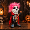 Animated Skeleton Rockstar – Banjo Ghoul