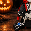 Animated Skeleton Rockstar – Chainsaw Punk