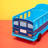 Personalised Book Rack | Blue Bus