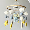 Cot Mobile | Teddy on a Swing