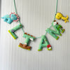 Personalised Name Bunting/Garland | Fabio The Dinosaur
