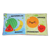 Baby My First Cloth Book Fruit and Vegetables with Squeaker and Crinkle Paper