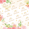 Personalised Gift Wrapping Paper | Blossom Beauty