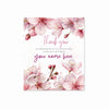 Thank You Tag - Blush Blossom