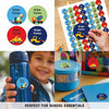 Round waterproof name labels - Build & Play