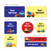 Mixed Waterproof Labels for Kids - Builder Zone