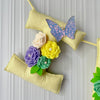 Personalised Name Bunting/Garland | Butterfly Garden