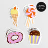 Personalised Stick On Tags | Candyland