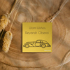 Personalised Golden Gift Tag | Car