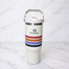 Stanley IceFlow Flip Straw Tumbler | Coastal Heritage Stripe