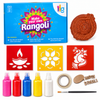 ilearnngrow Diwali DIY Rangoli Kit - Set Of Three Stencil