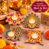 ilearnngrow DIY Tea Light Candle Holder - Set of 4