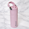 Stanley 17oz | IceFlow™ Bottle with Flip Straw Lid | Rose Haze
