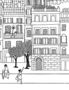 Cityscape- Colouring Book for Adults