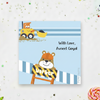 Personalised Gift Labels | Construction Bear