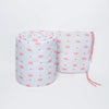Organic Cot Bumper | Pink Clouds