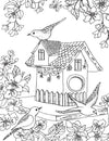 Countryside- Colouring Book for Adults