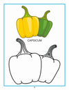 Creative Colouring Book - Vegetables