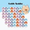 Round waterproof name labels - Cuddle Buddies