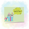Personalised Gift Notecards | Cute Cat