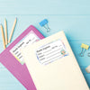 Personalised School Book Labels | Cute Mermaid