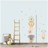 Cute Animals Face | Height Chart Wall Sticker