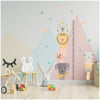 Cute Animals Face | Height Chart Wall Sticker