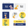 Mixed Waterproof Labels for Kids - Dino World