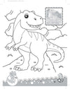 Dinosaurs- It's Colour time with Stickers