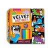 Dinosaurs - Velvet Art Set With 10 Free Sketch Pens