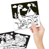Dinosaurs - Velvet Art Set With 10 Free Sketch Pens