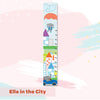 Elle In The City | Height Chart Wall Sticker