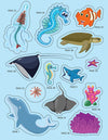 Explore the Sea Activity Book with Stickers and 3D Models