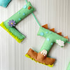 Personalised Name Bunting/Garland | Fabio The Dinosaur
