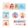 Mixed Waterproof Labels for Kids - Fairy Princess