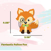 Fantastic Fellow Fox | Mini Wall Art Sticker