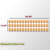 Fantastic Fellow Fox | Mini Wall Art Sticker