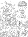 Fantasy- Colouring Book for Adults